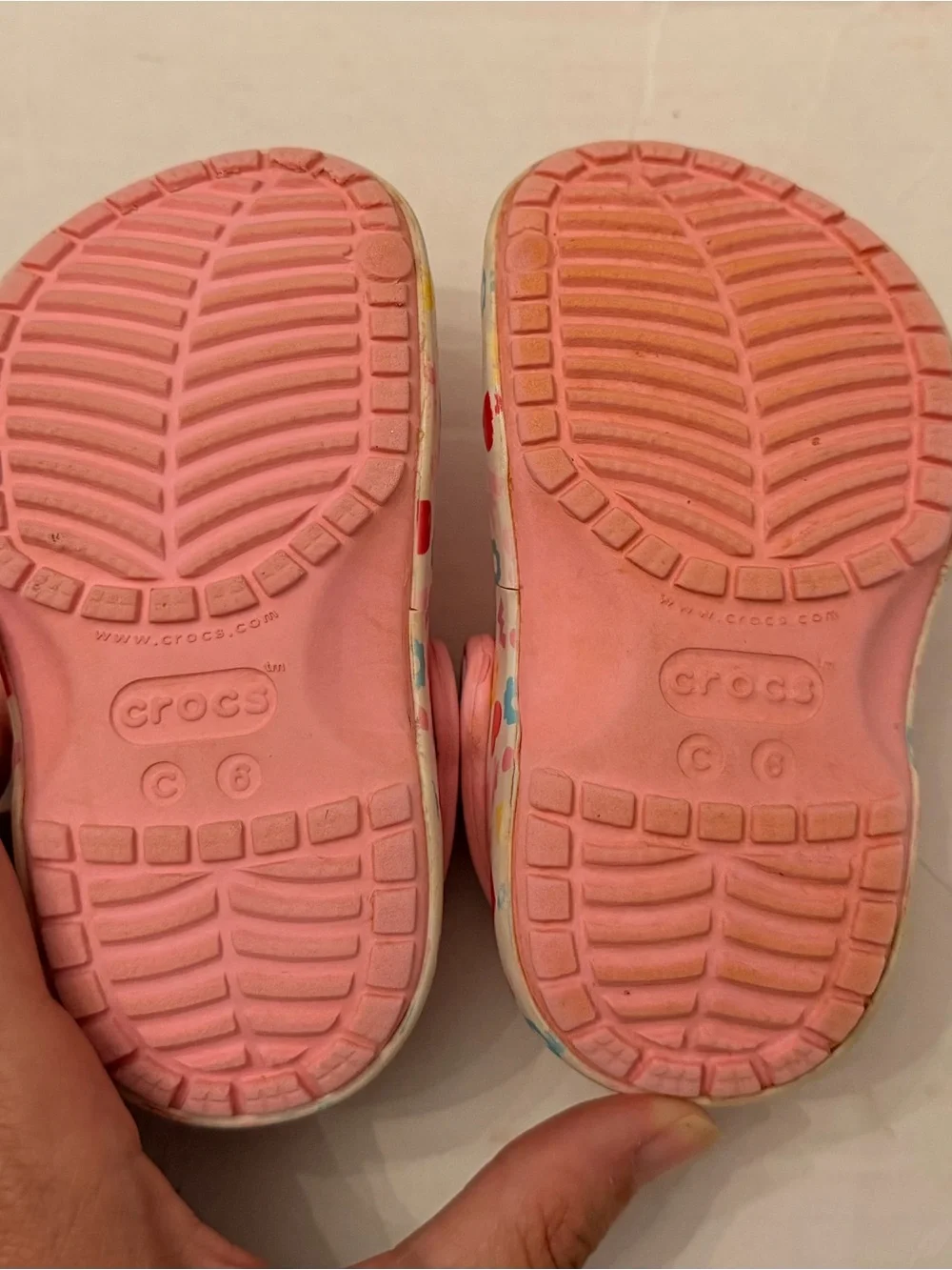 Disney Minnie Mouse Crocs Clogs | Toddler Girls Size C6 | Pink